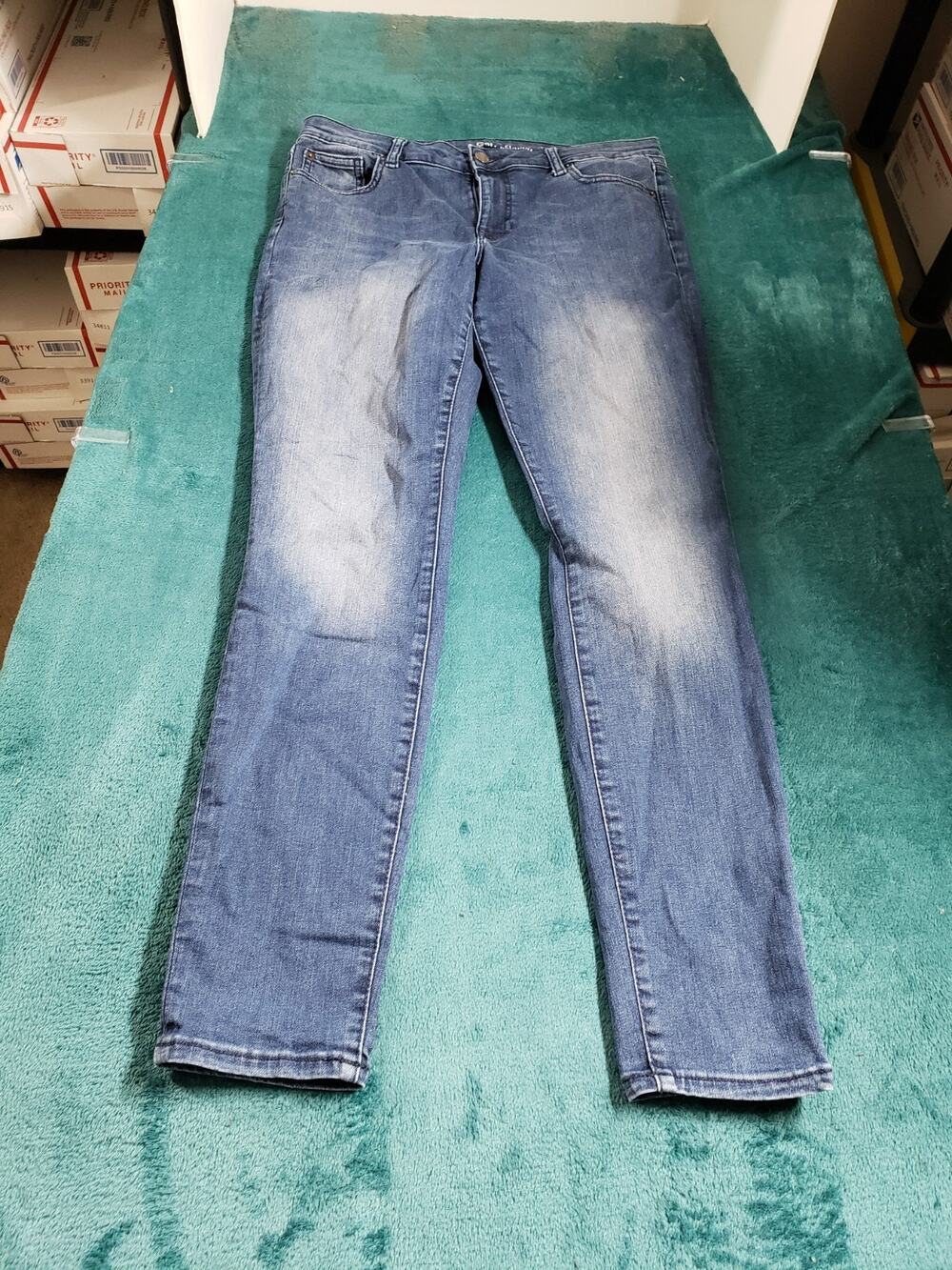 Gap Jeans Size 10 Womens Blue Pants Stretch Medium Denim Mid Rise Jegging